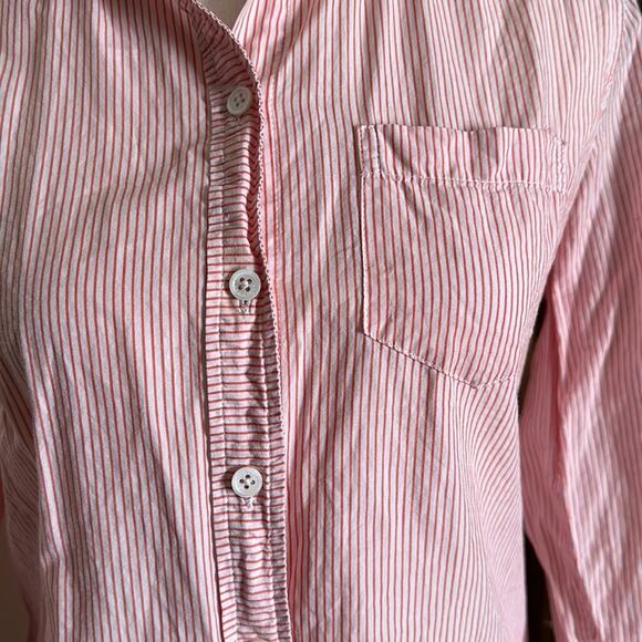 Equipment | Red and White Striped Button Down Size XS - Picture 2 of 10